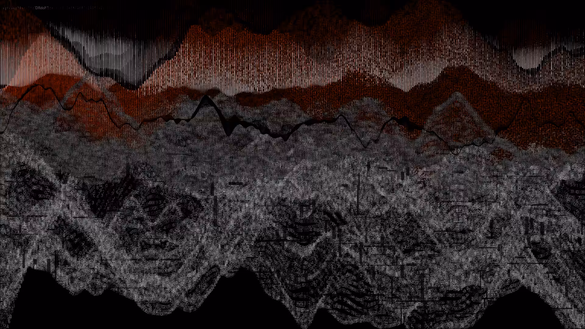 Pixel rain in a data landsacape #67