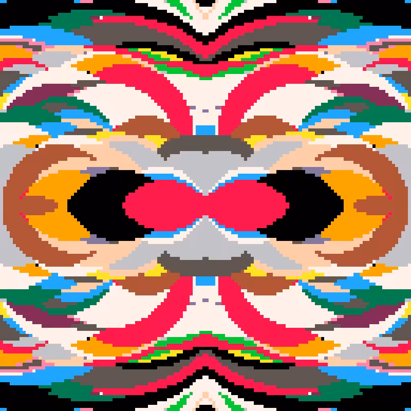 Rapid Psychedelic Inkblot Test Generator #9