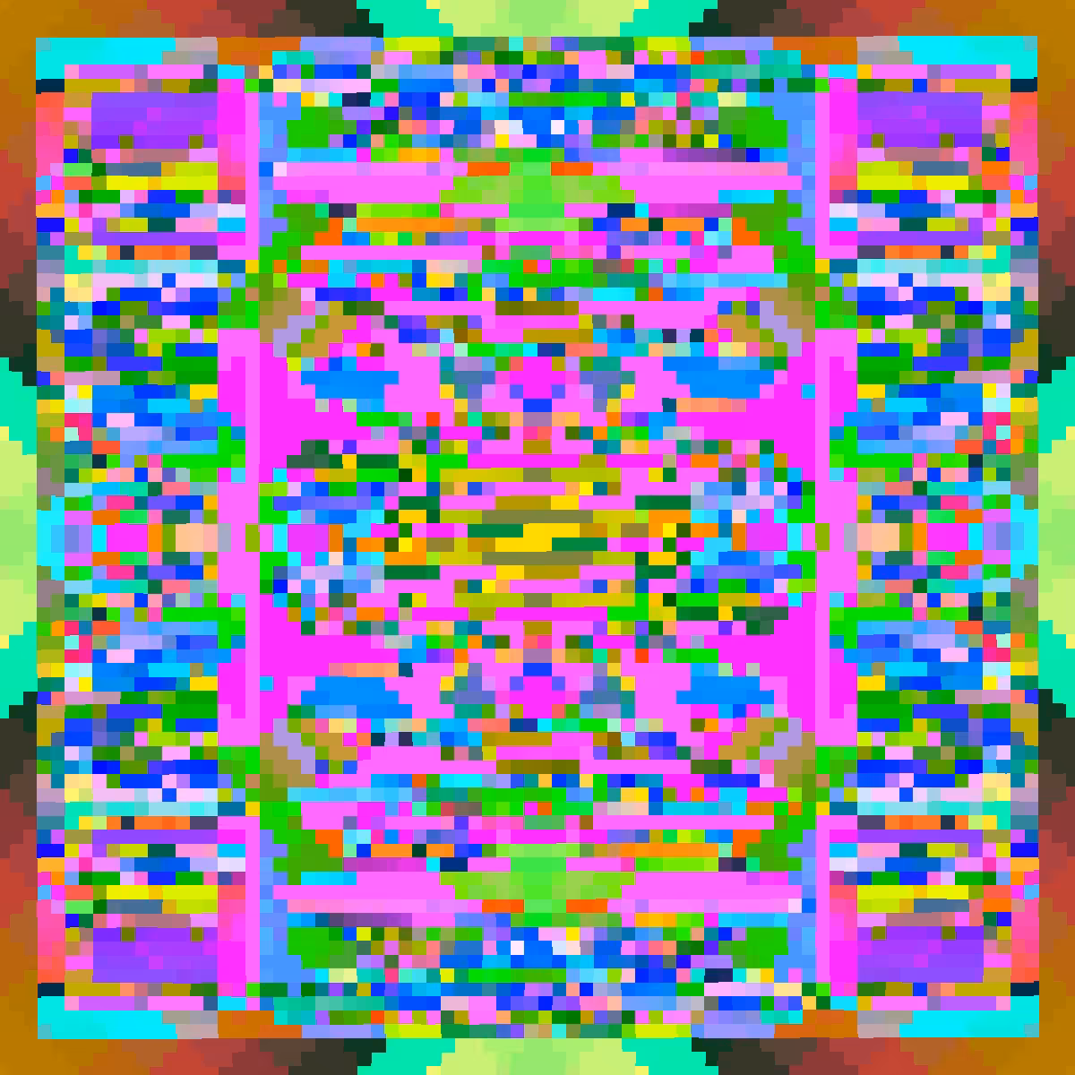 Psychedelic Dance of Pixels #27