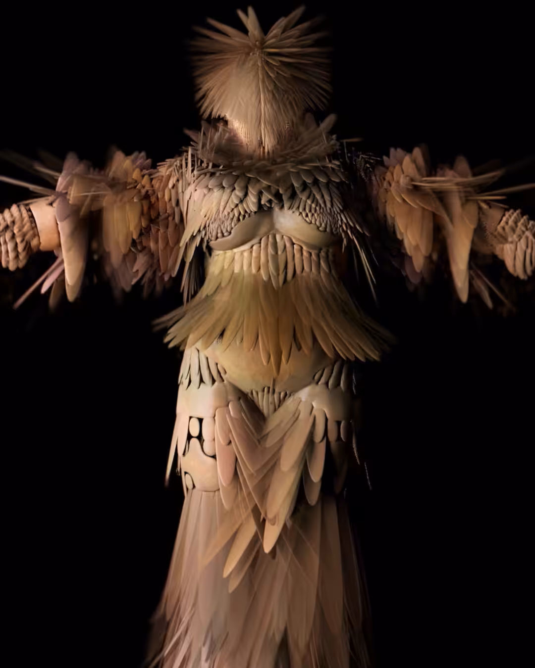 The Changing Room - Feather Dress