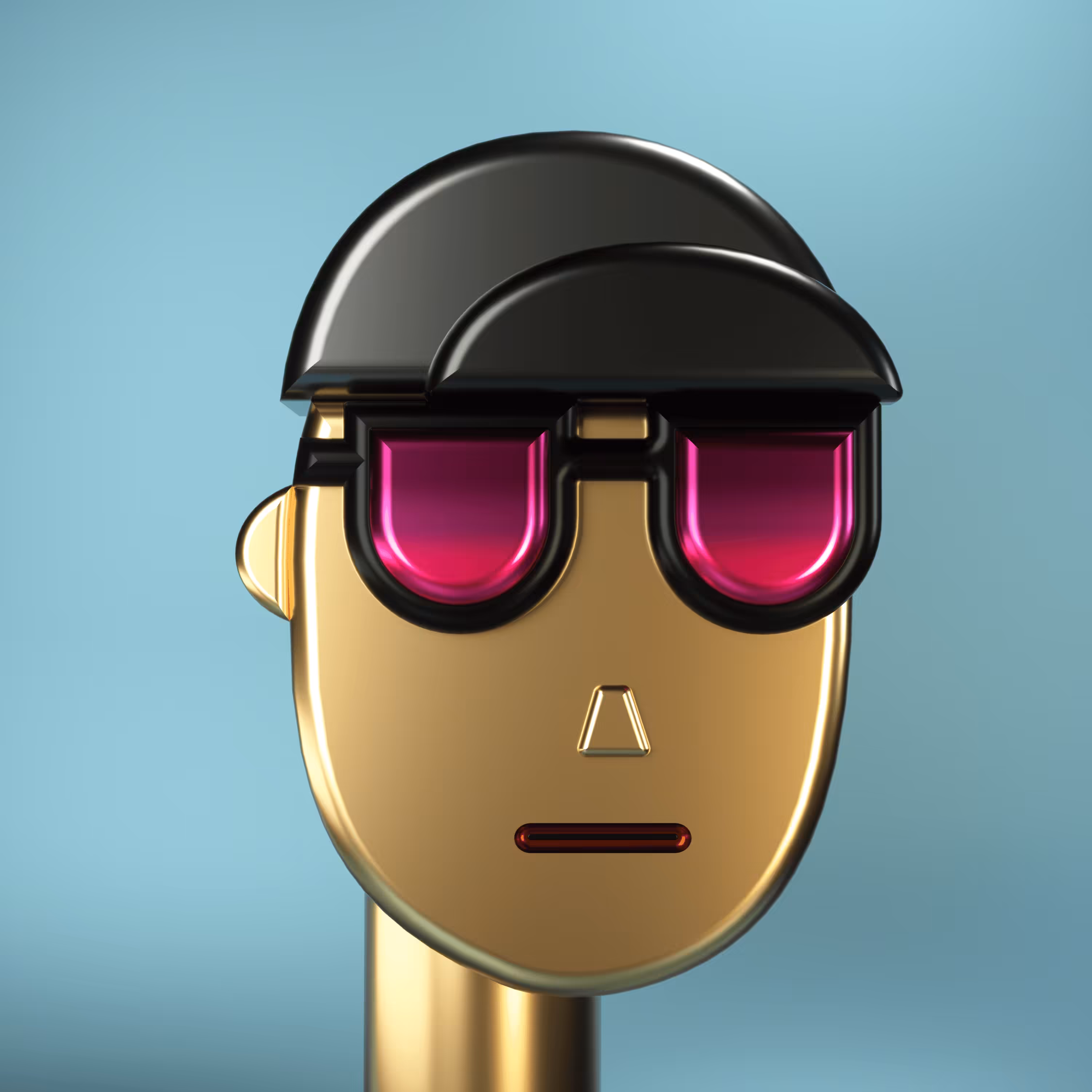 3D Chrome Punk #0856