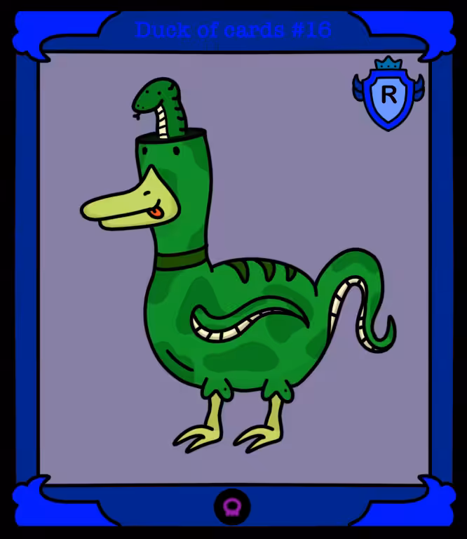 Duck of cards #16