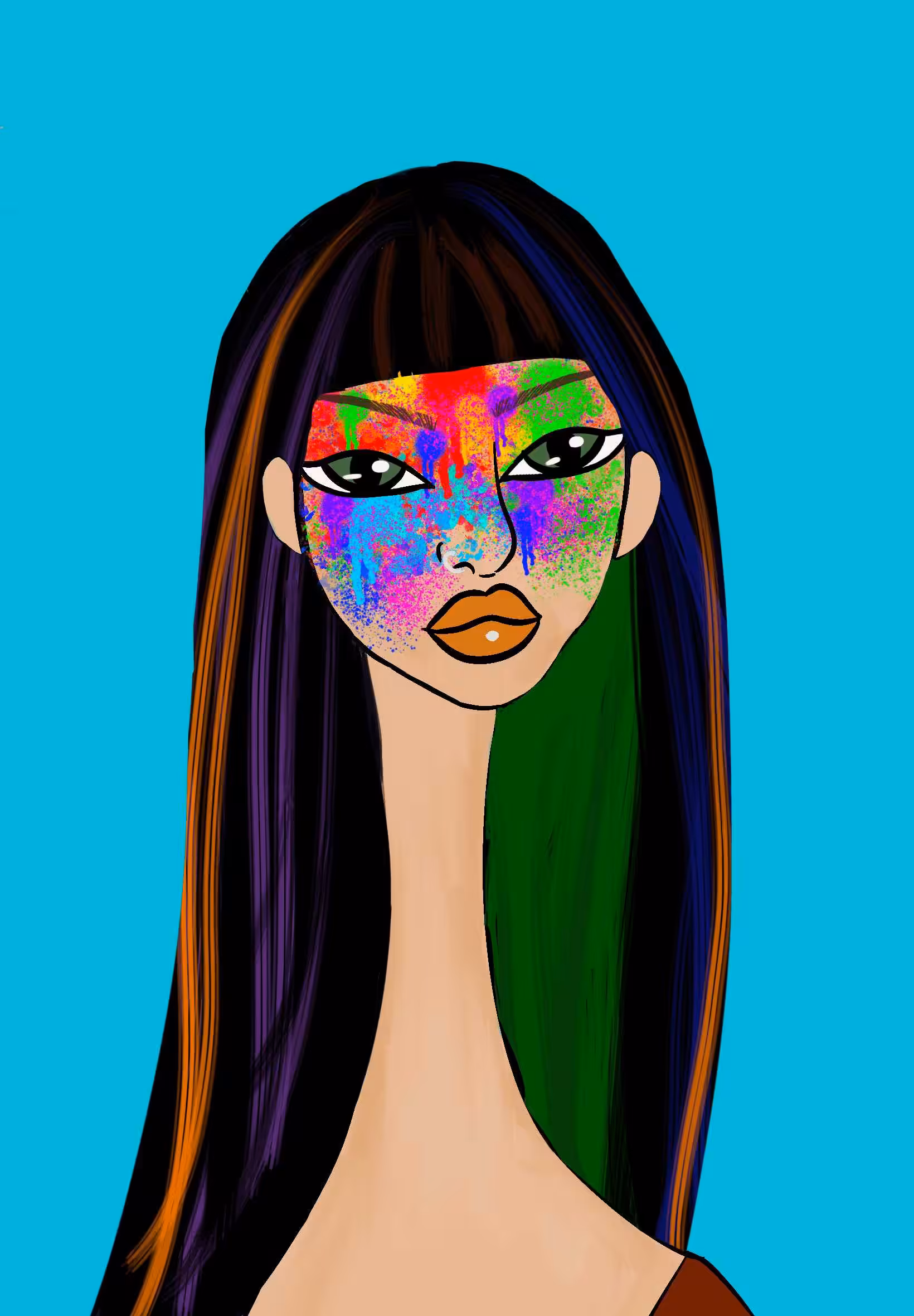 Long Neckie Ladies: Long Neckie Lady #3265