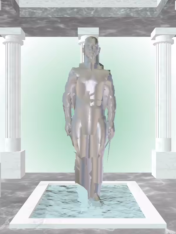 HeavenComputer: The Jumping Opalescent Onyx Man #1532