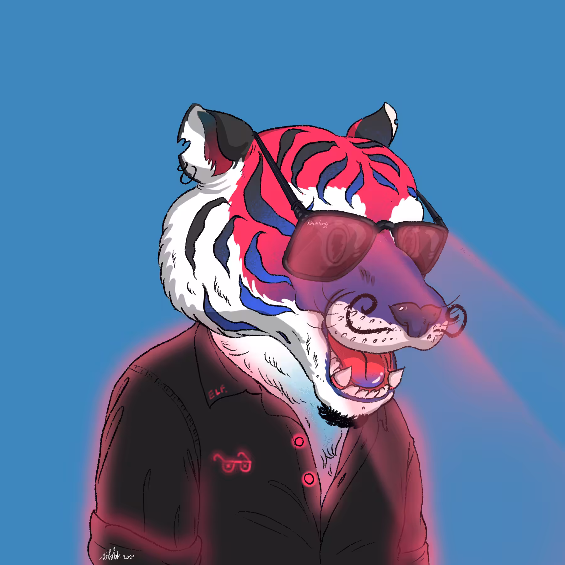 LUNGtiger eyes emit light #29