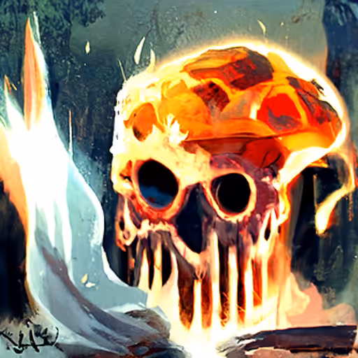 The Skull is Burning 