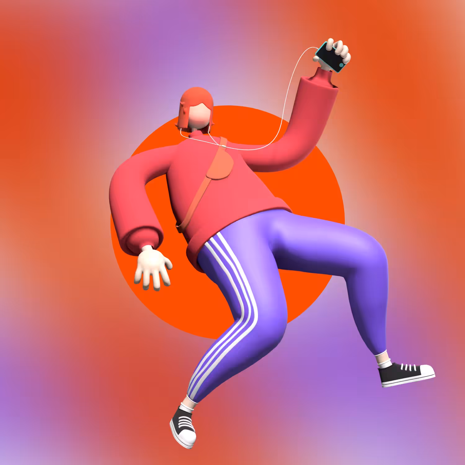 Escuchando música