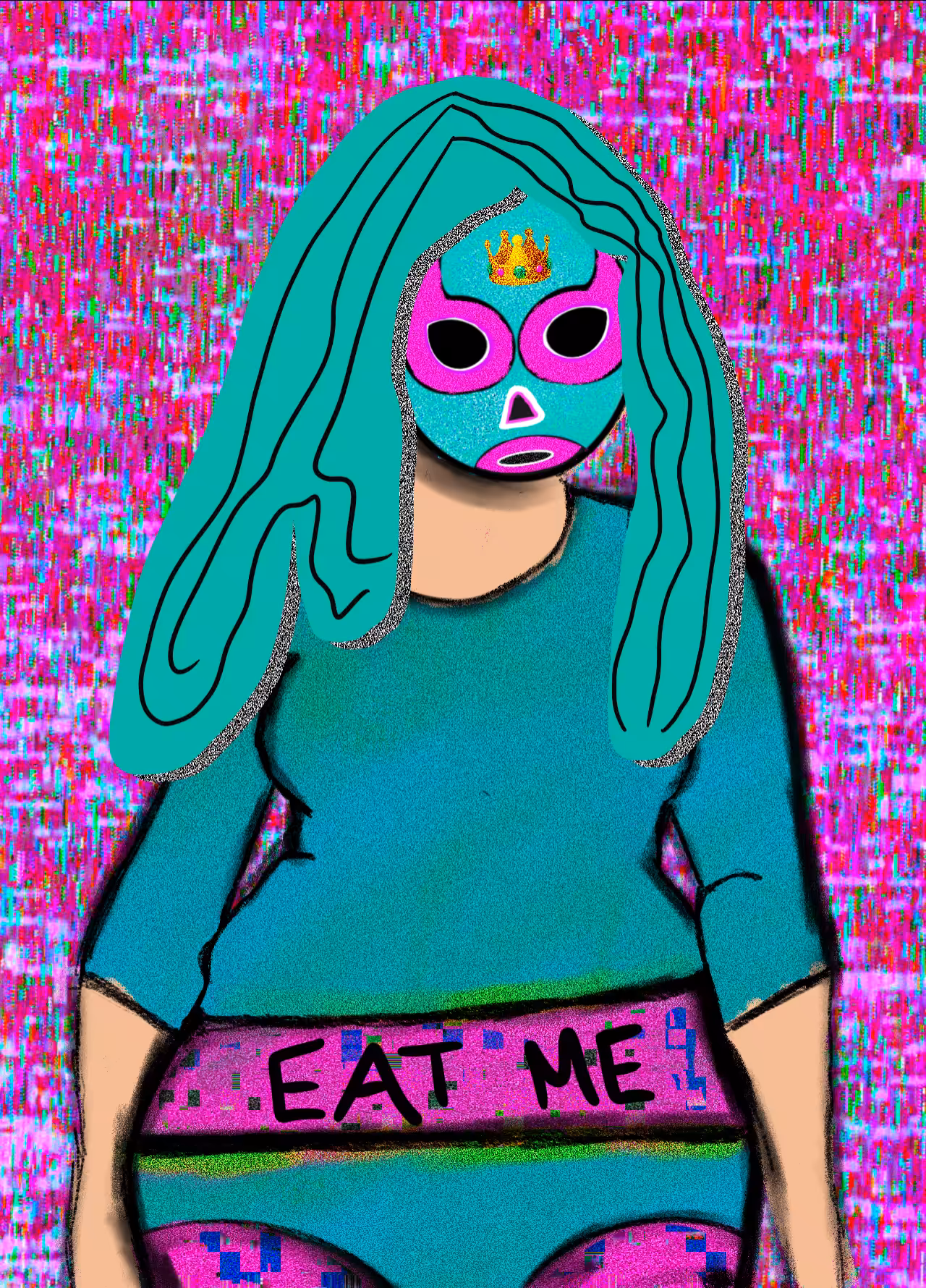 NFT luchadora #72