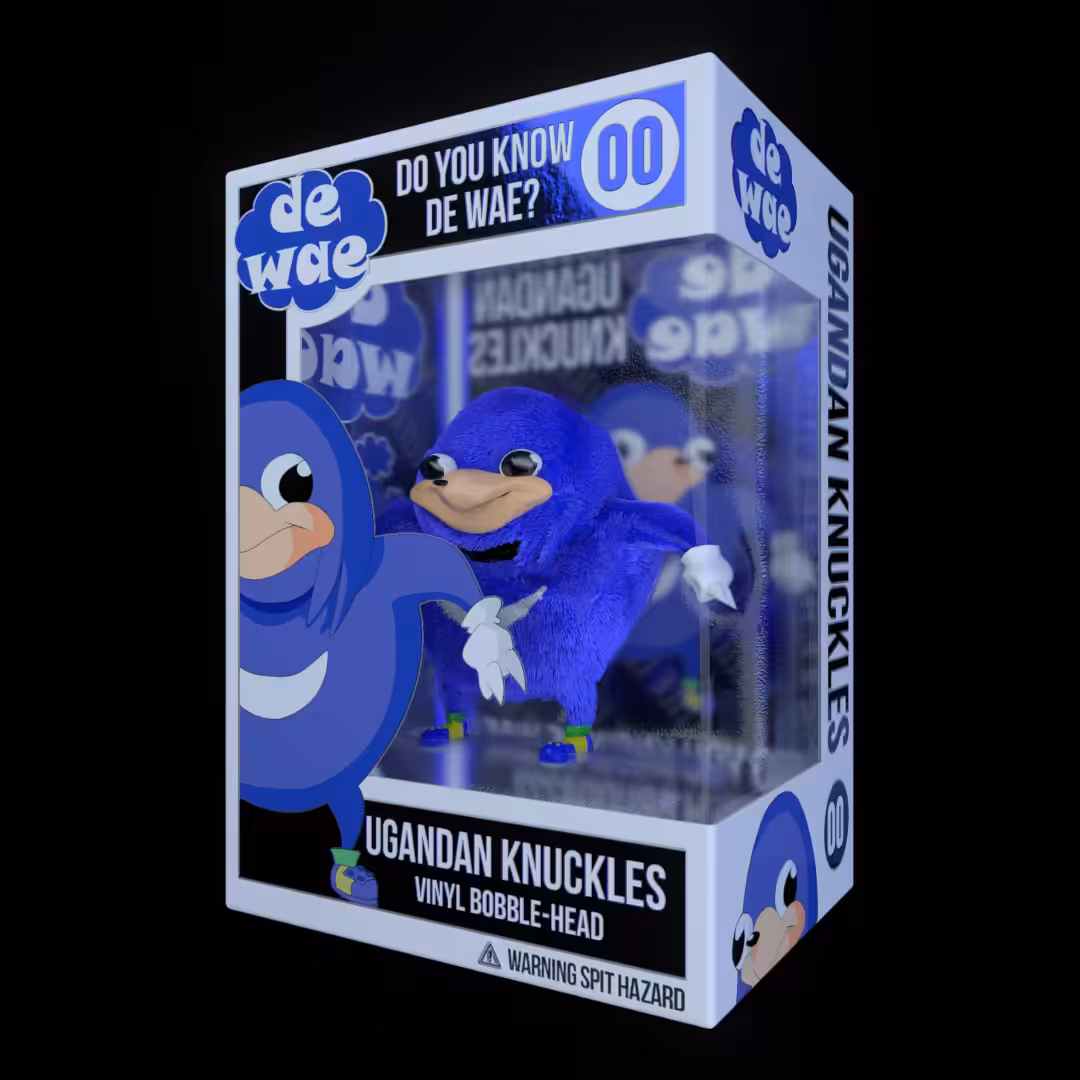 Blue Ugandan Knuckles