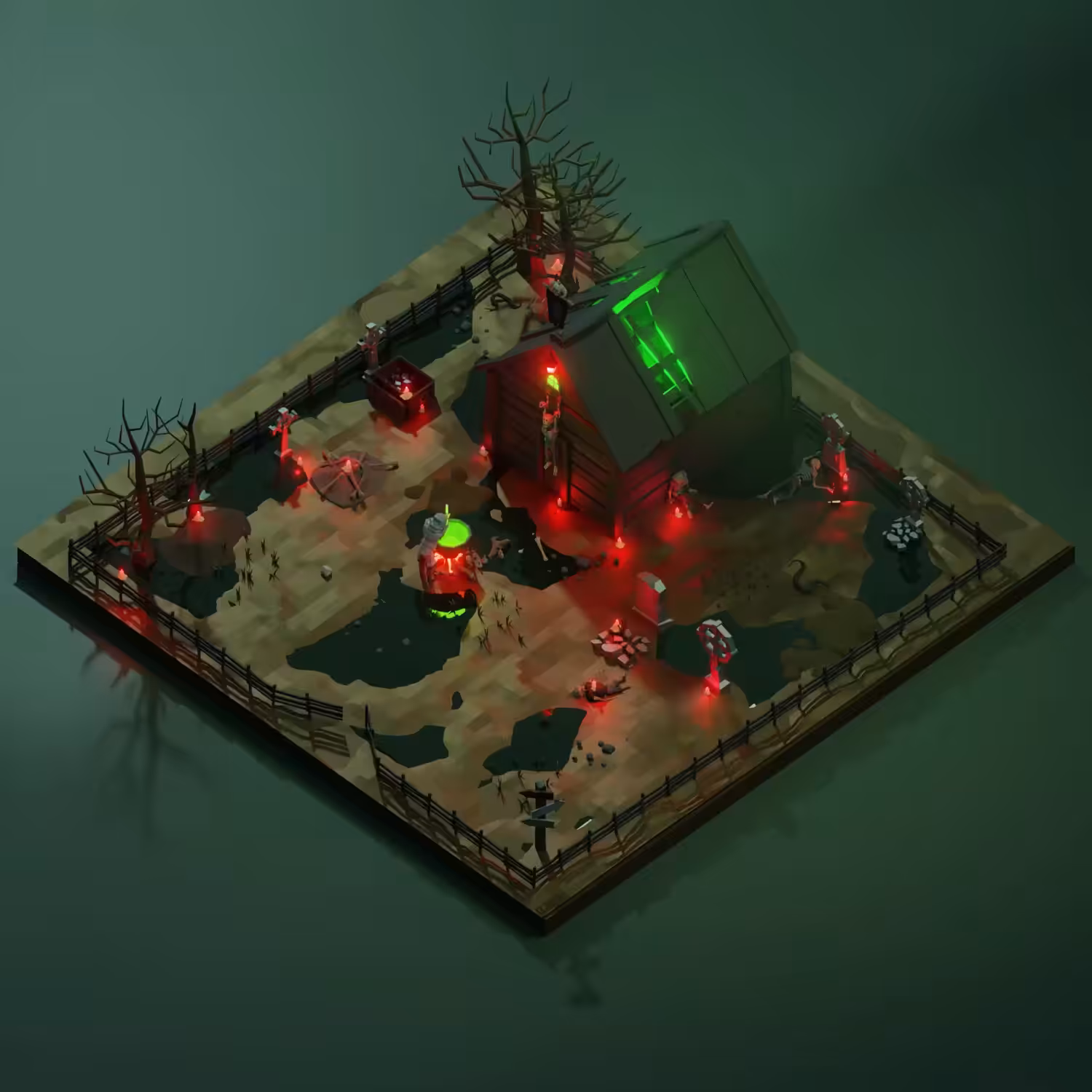 square scene 6 - Strange spell