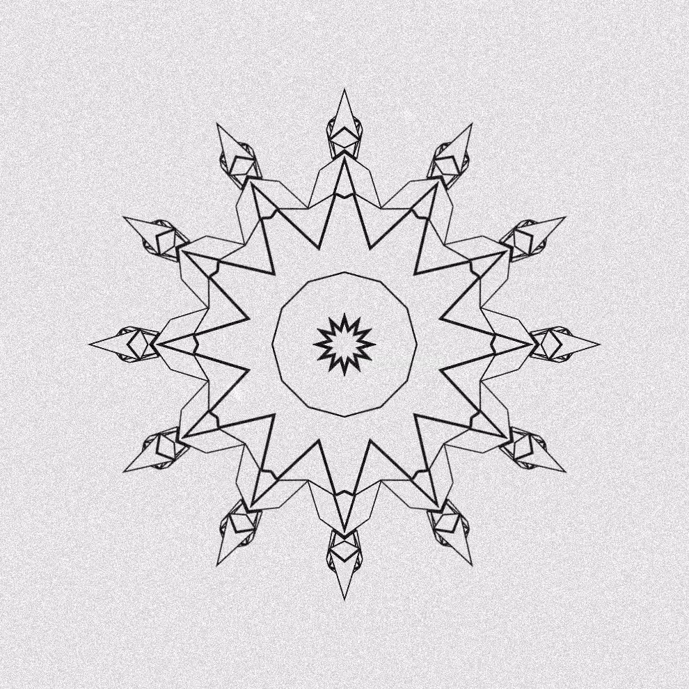Monochrome Kaleido #392