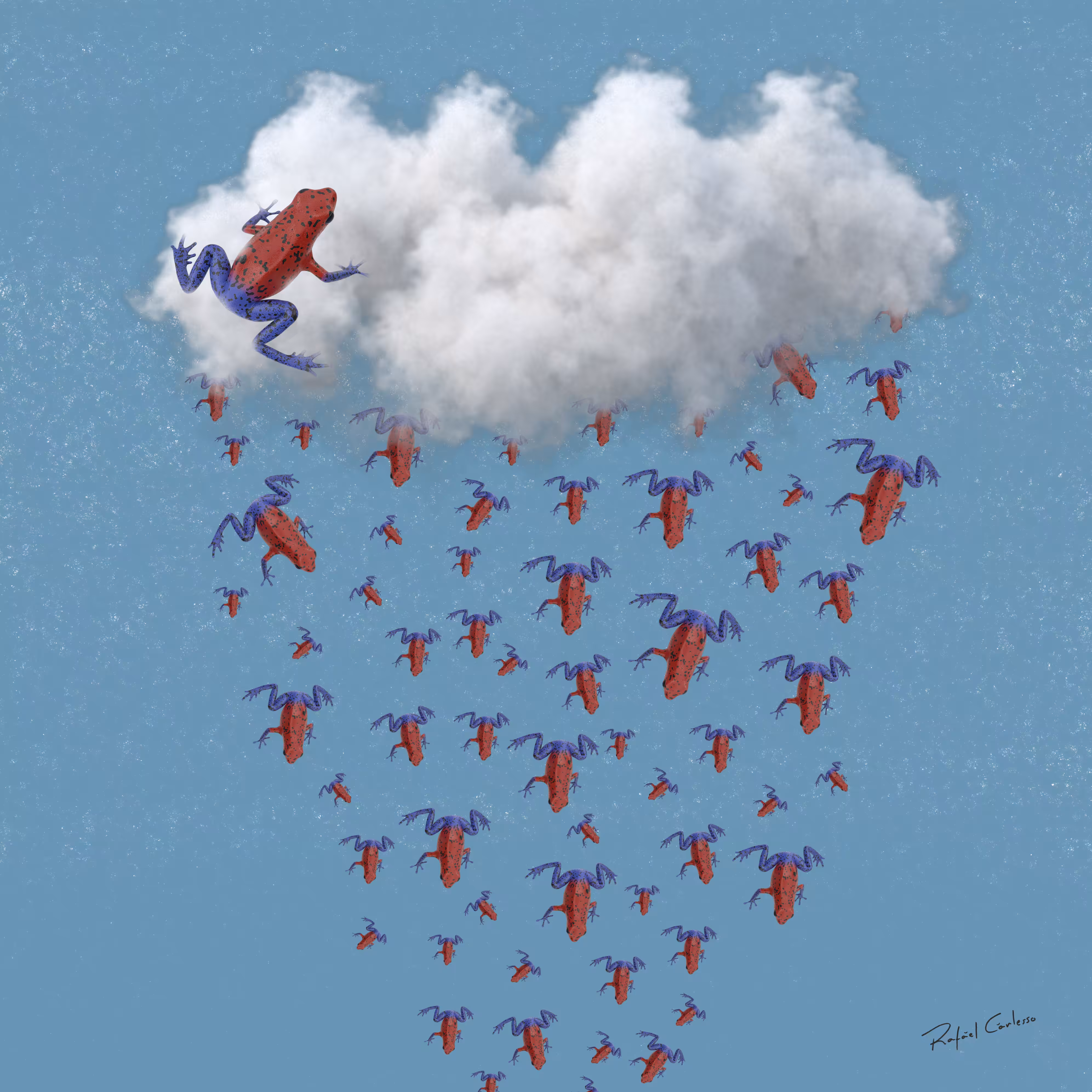 The Surreal Rain of Frogs