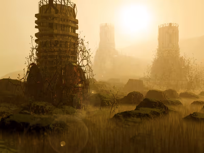 Digital Temple Ruins