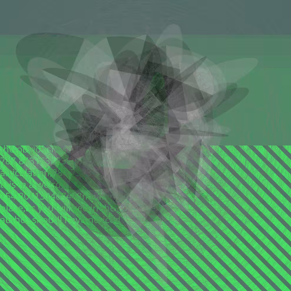 Generative composition: object in space #4