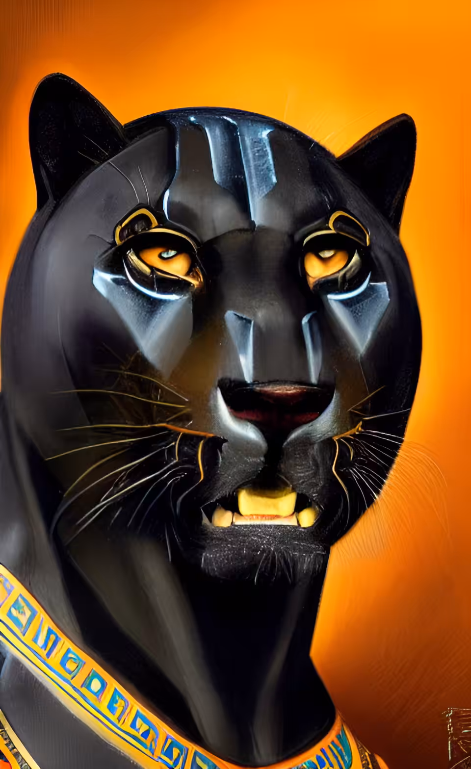 Ancient Paintings : Panther 1