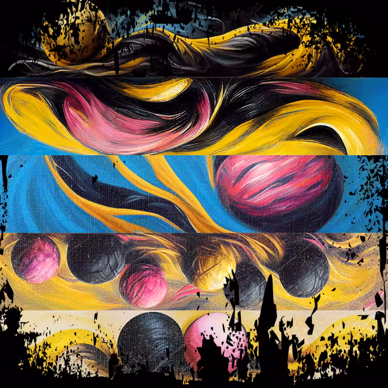 AI Abstract Balls #16