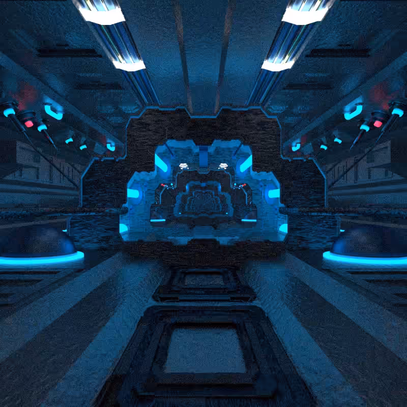 Space tunnel. Earth - Mars