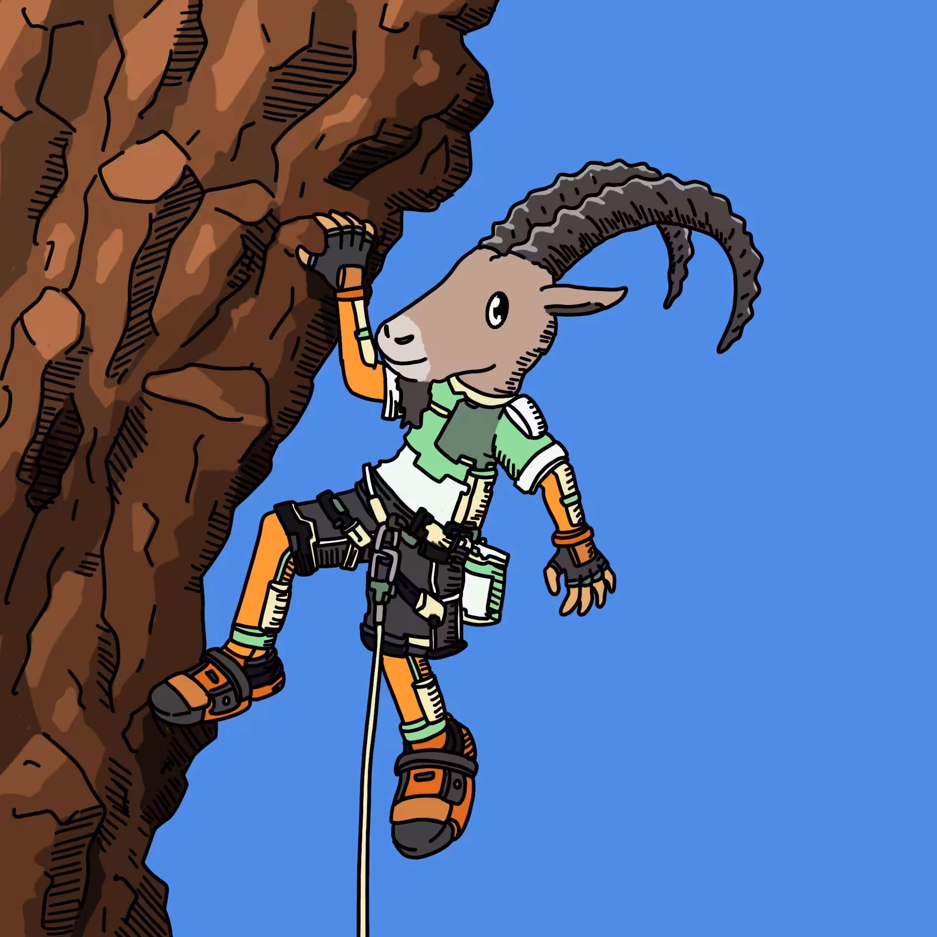 One eyed guys: Climber OEG