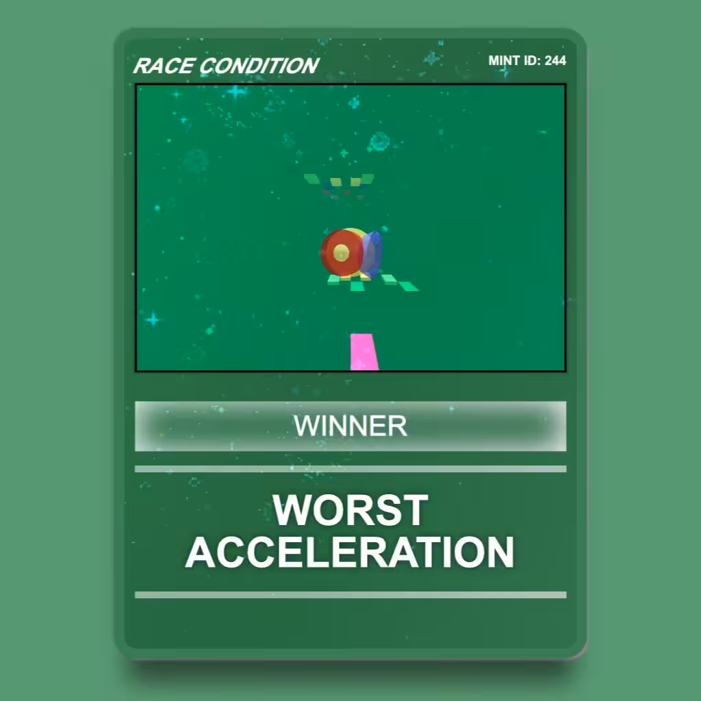 Worst Acceleration – Race Condition Winner