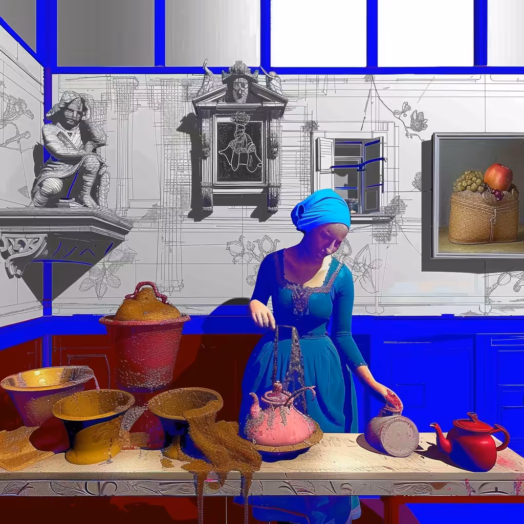 The silky beauty of the incompleteness in the moment of world pre-rendering 