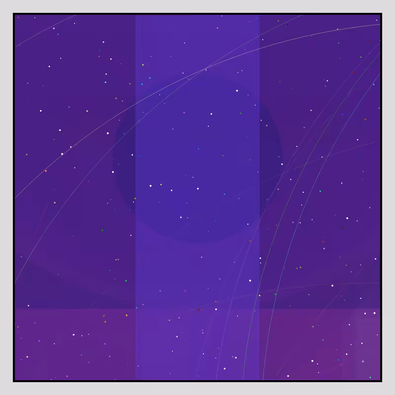 Color Field Starry B #15
