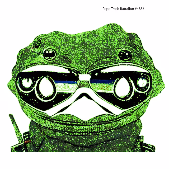 Pepe Trash Battalion #4885 Kek Squad