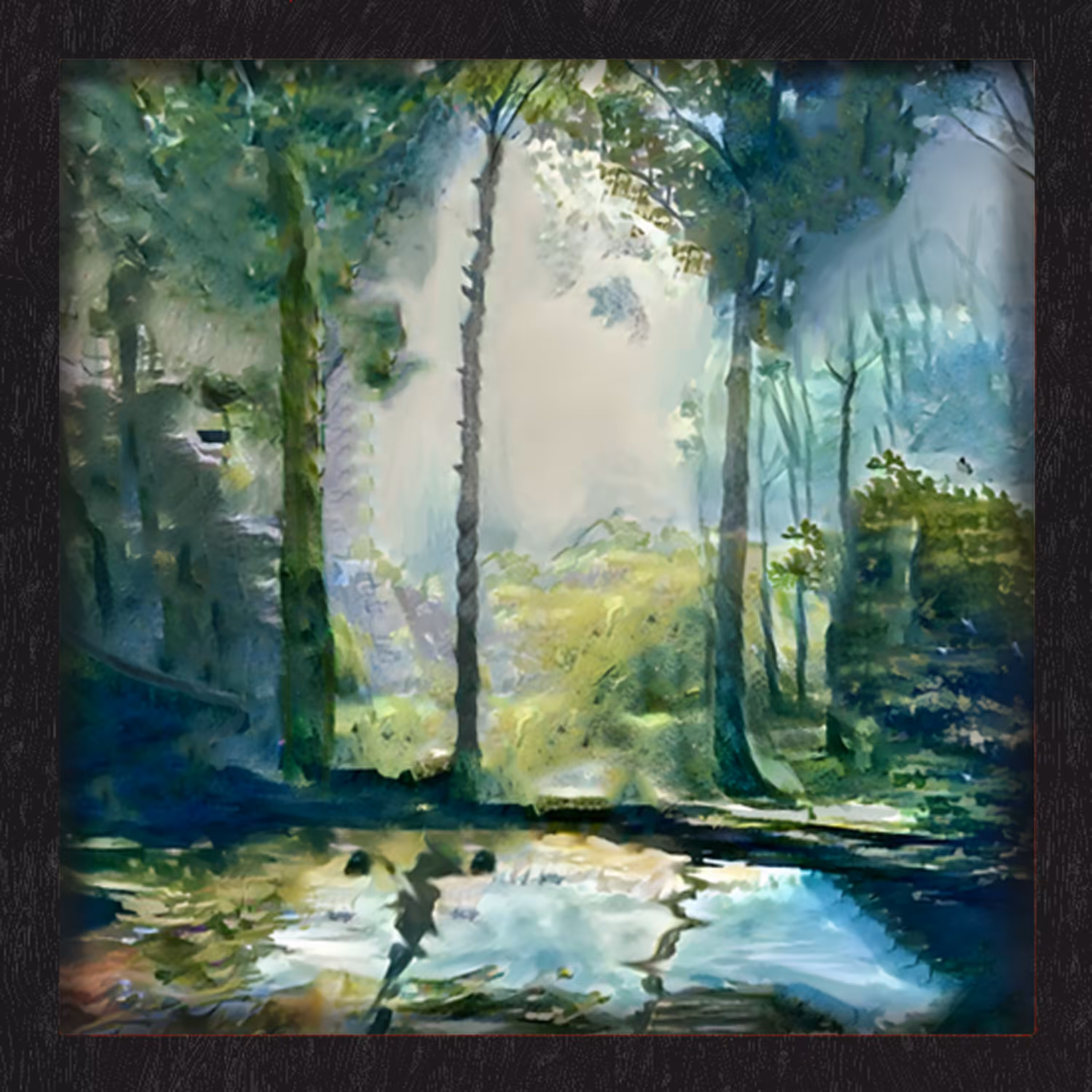 The Forest of Healing Black Frame