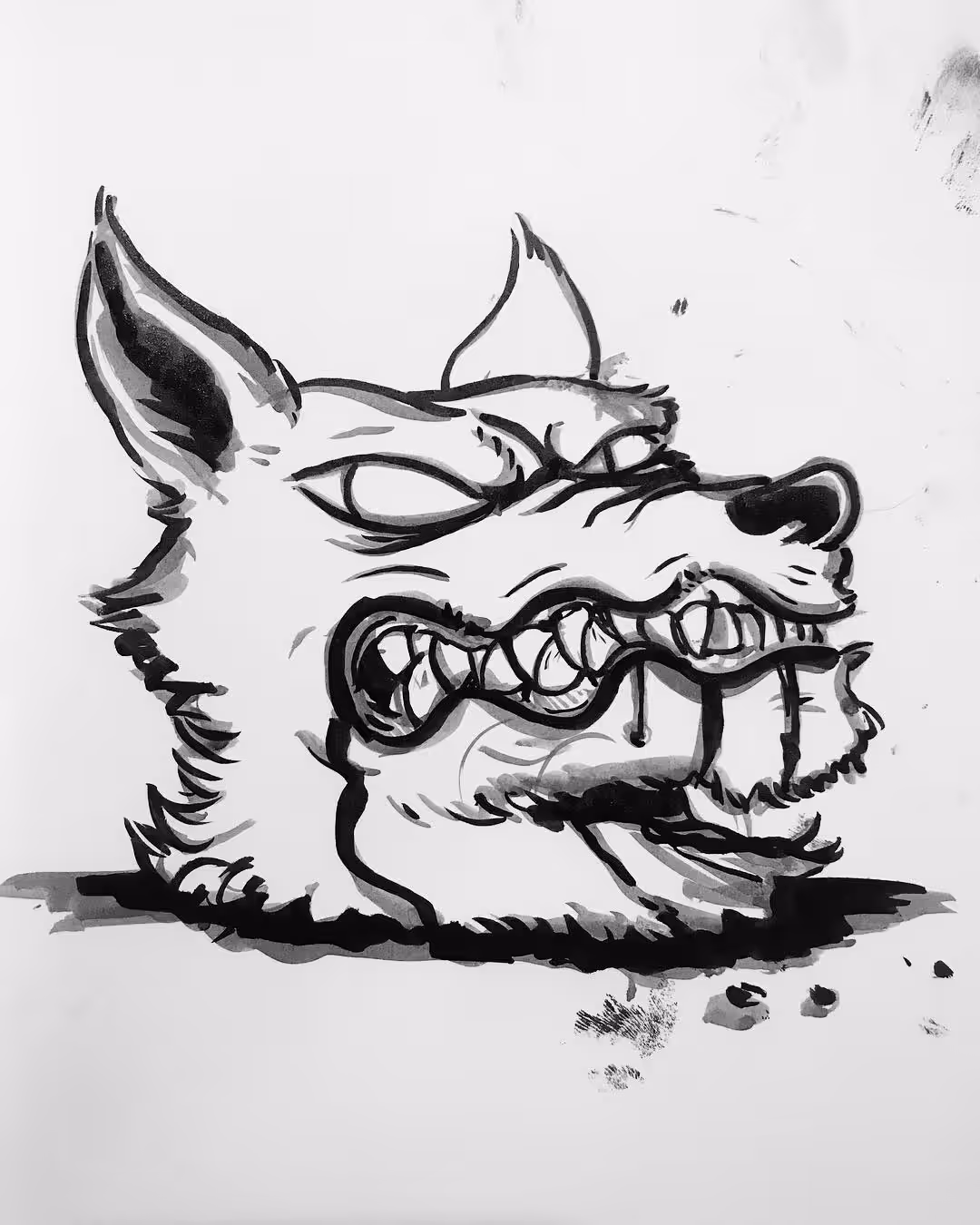 Growling Head