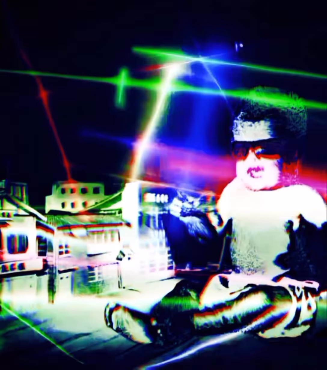 X-Ray Baby Goes to Laser Lew Town
