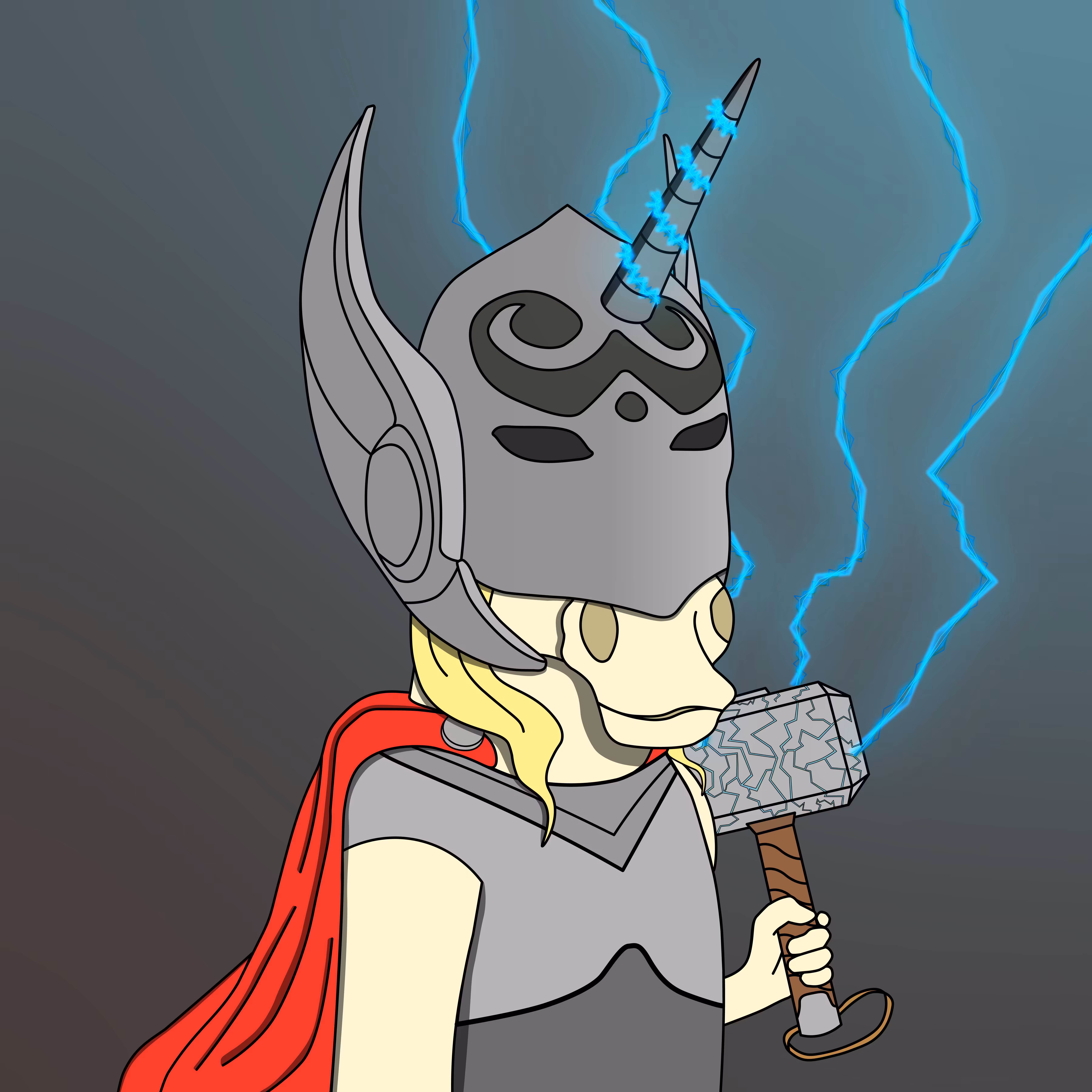 Awesome Unicorn - Lady Thor #110