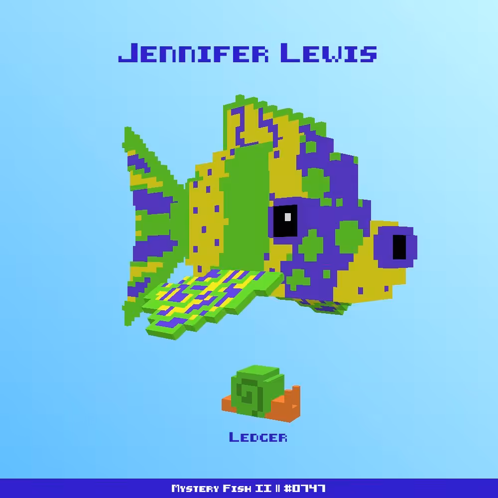 Jennifer Lewis :: Mystery Fish 0747/1000