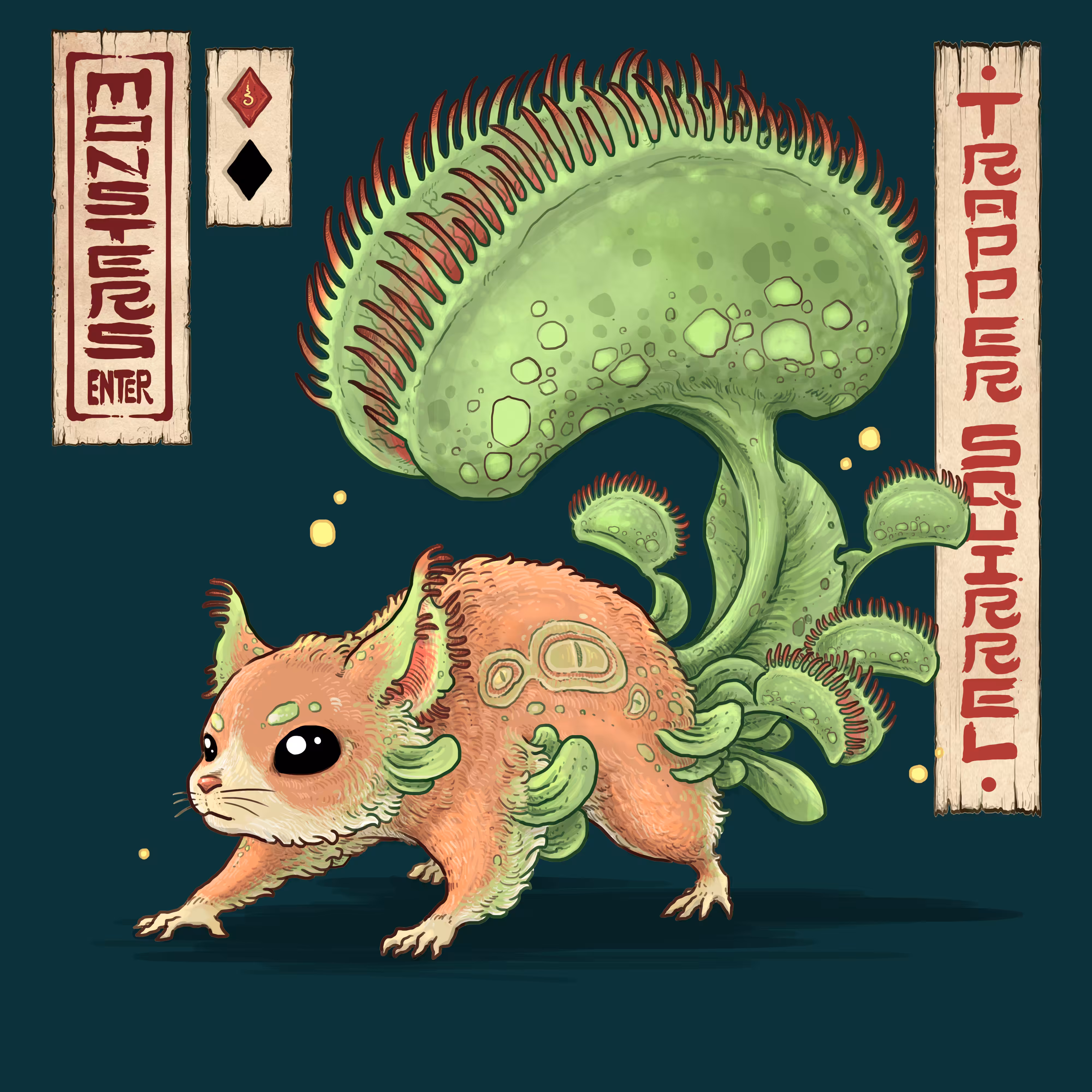 MONSTERS ENTER #019 - Trapper squirrel