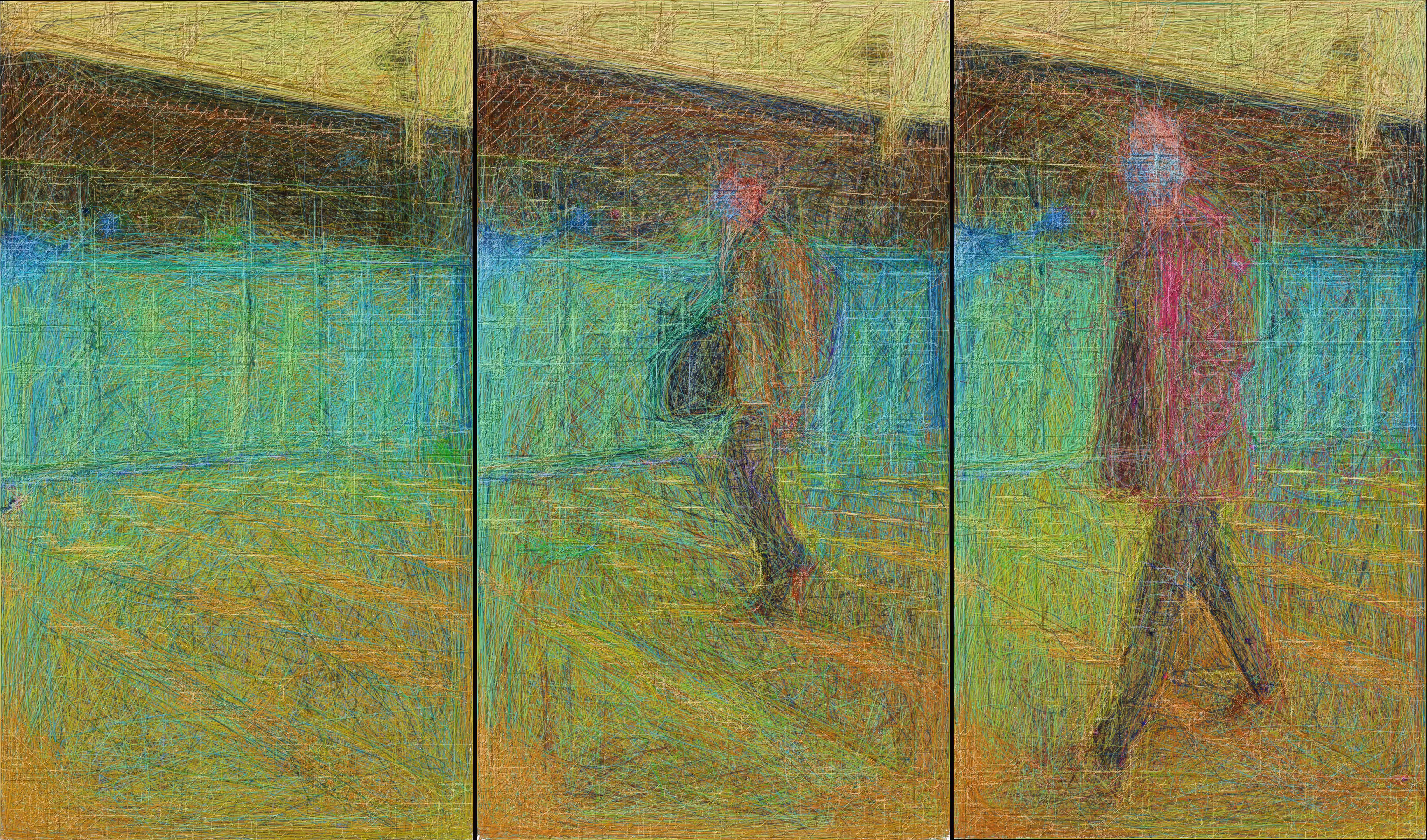 Lille Train Station, 27/03/2022, 16:31, triptic