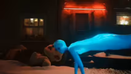 The Blue Woman in the Black Village