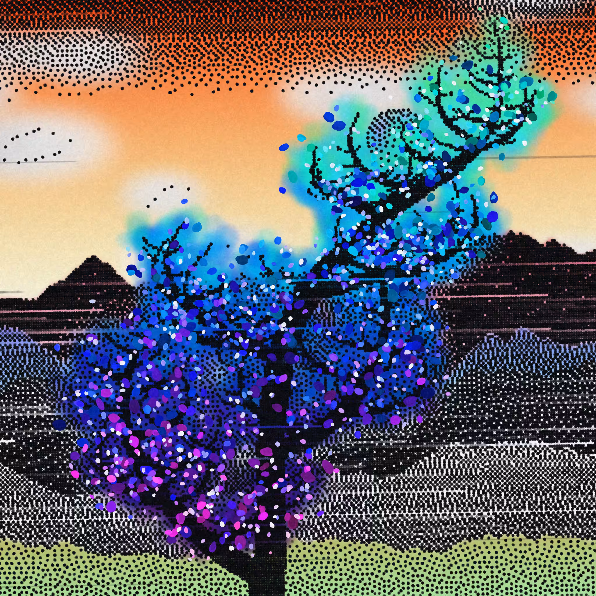 Dithered Branches #99