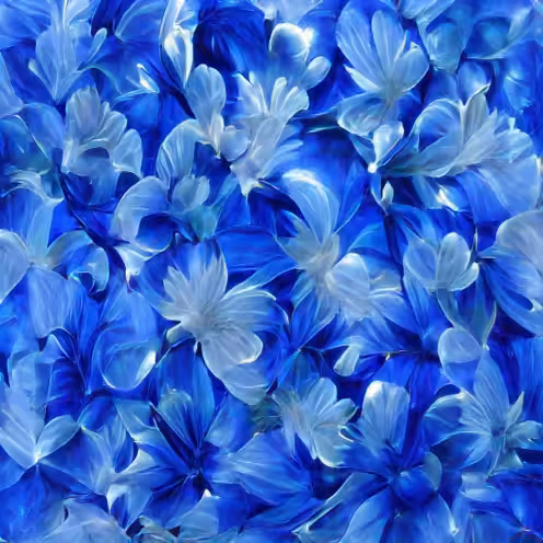 Blue flowers 