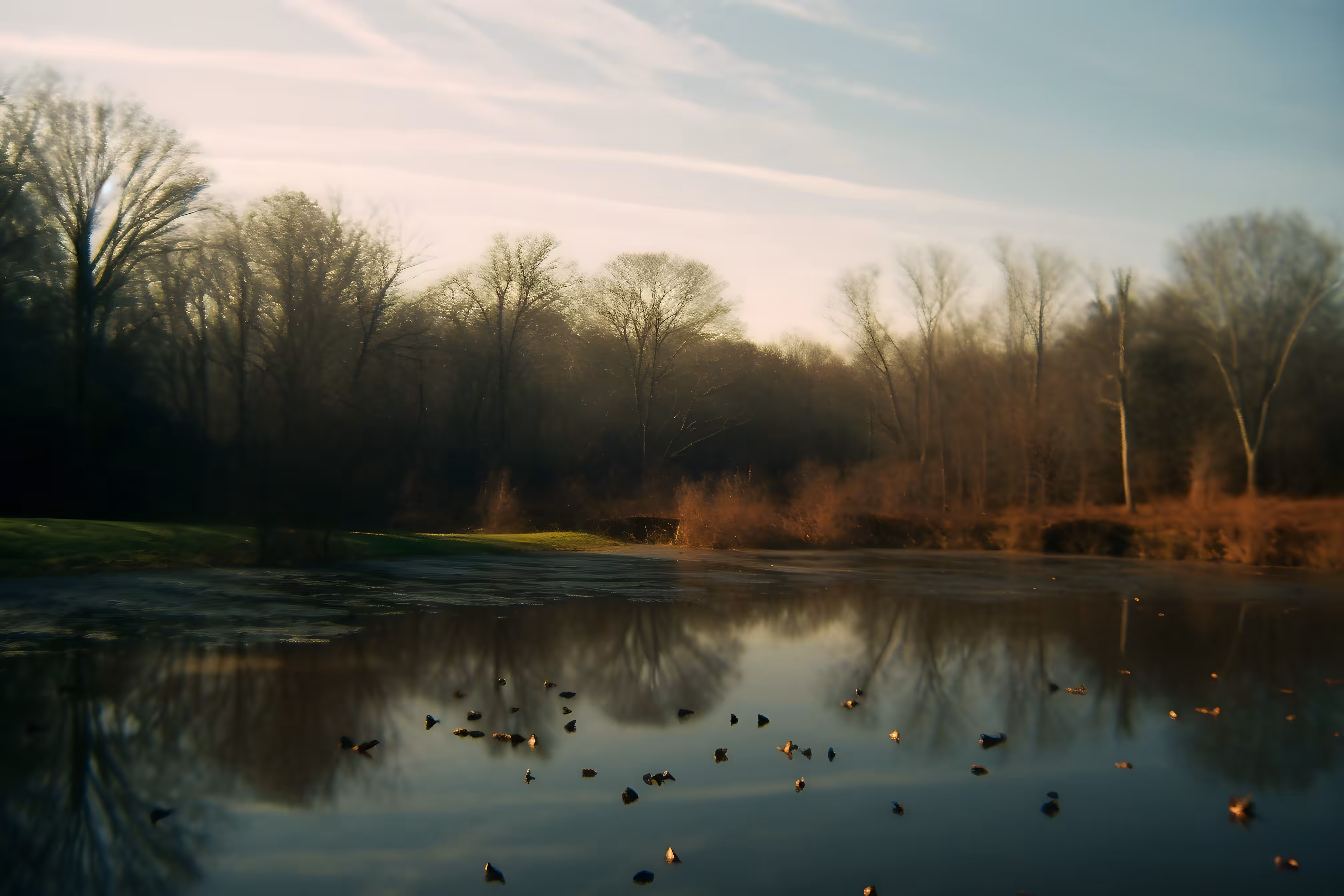 Pond at Dusk