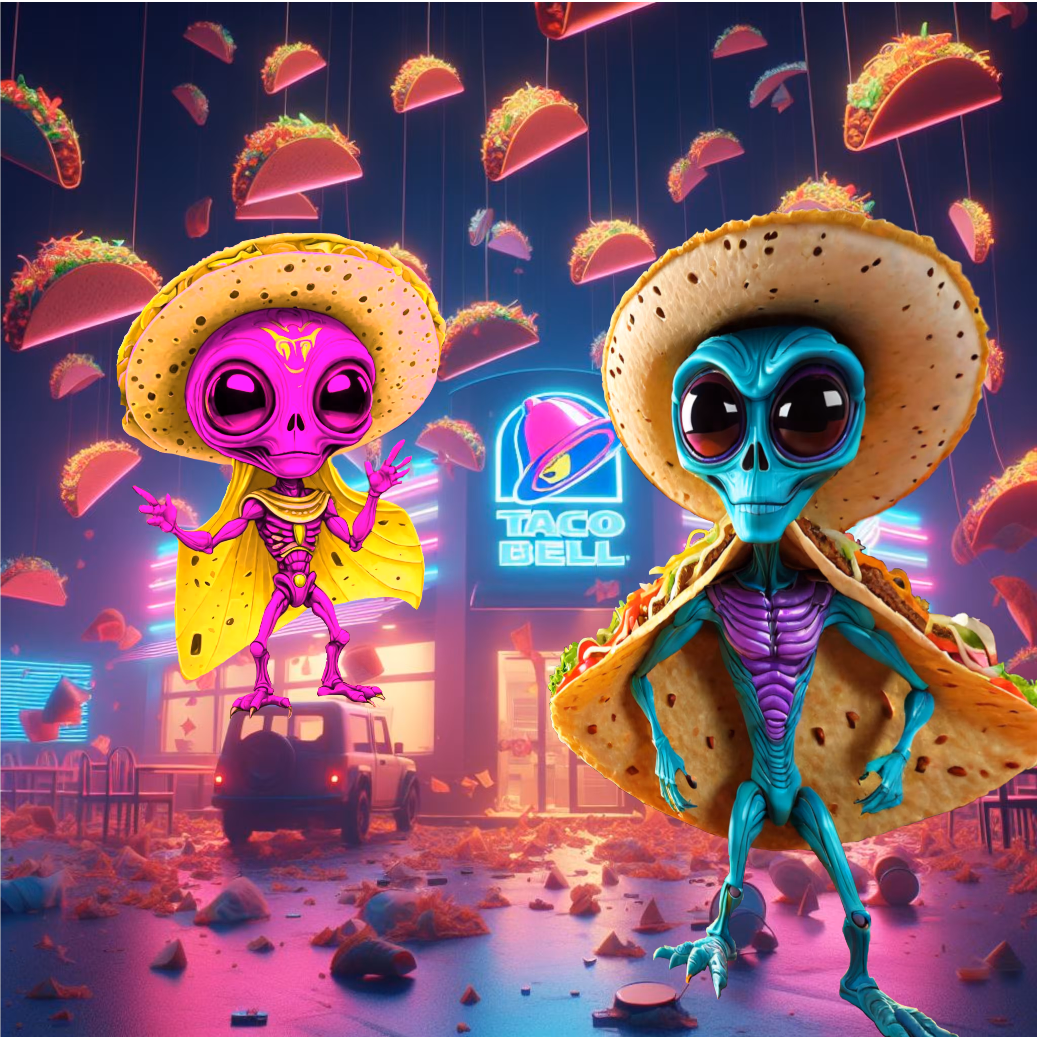 Taco Bell Aliens 