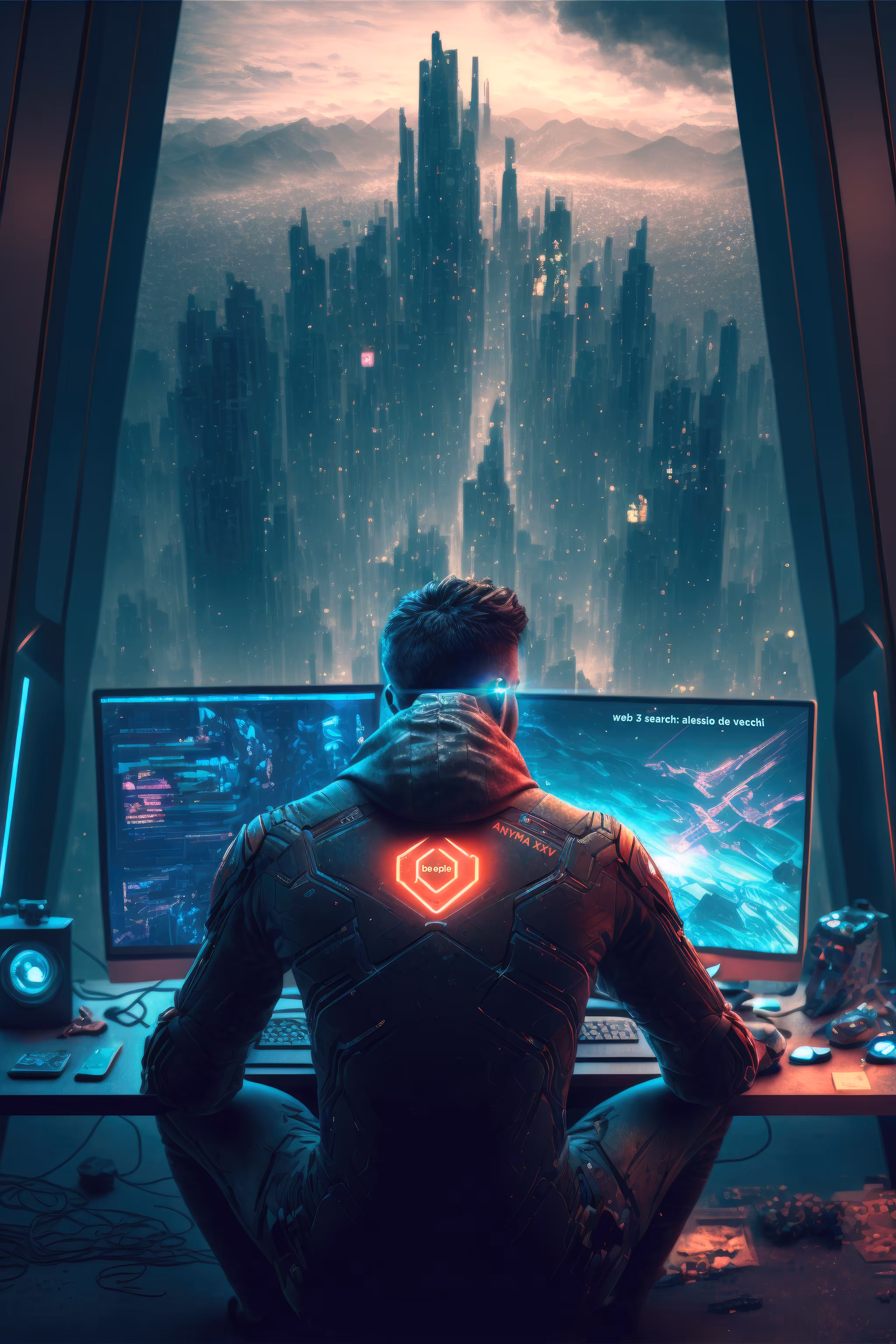 Beeple XXV: The Millionth Day: Beeple // Everydays: Anyma's Hologram