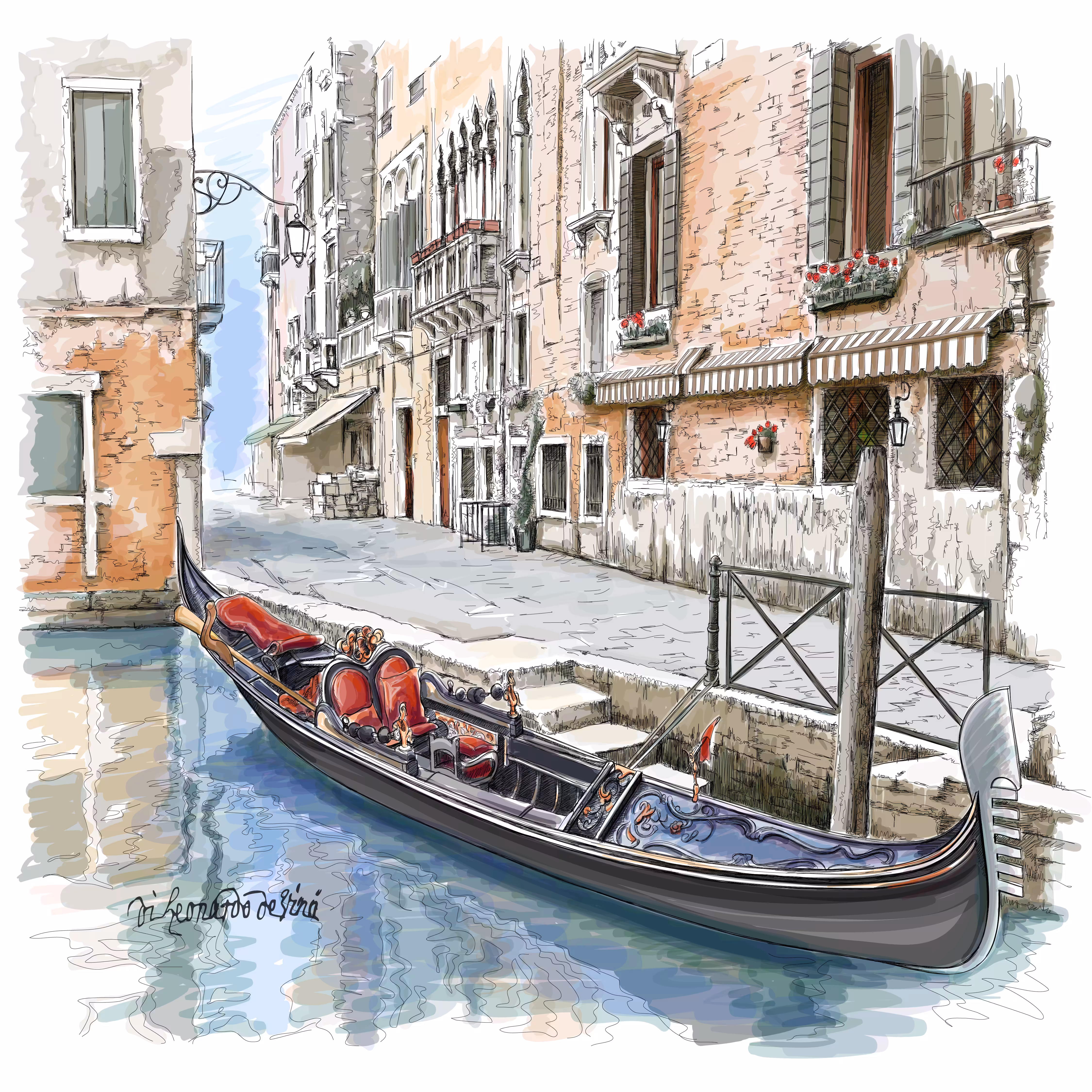 Oil and paint technique