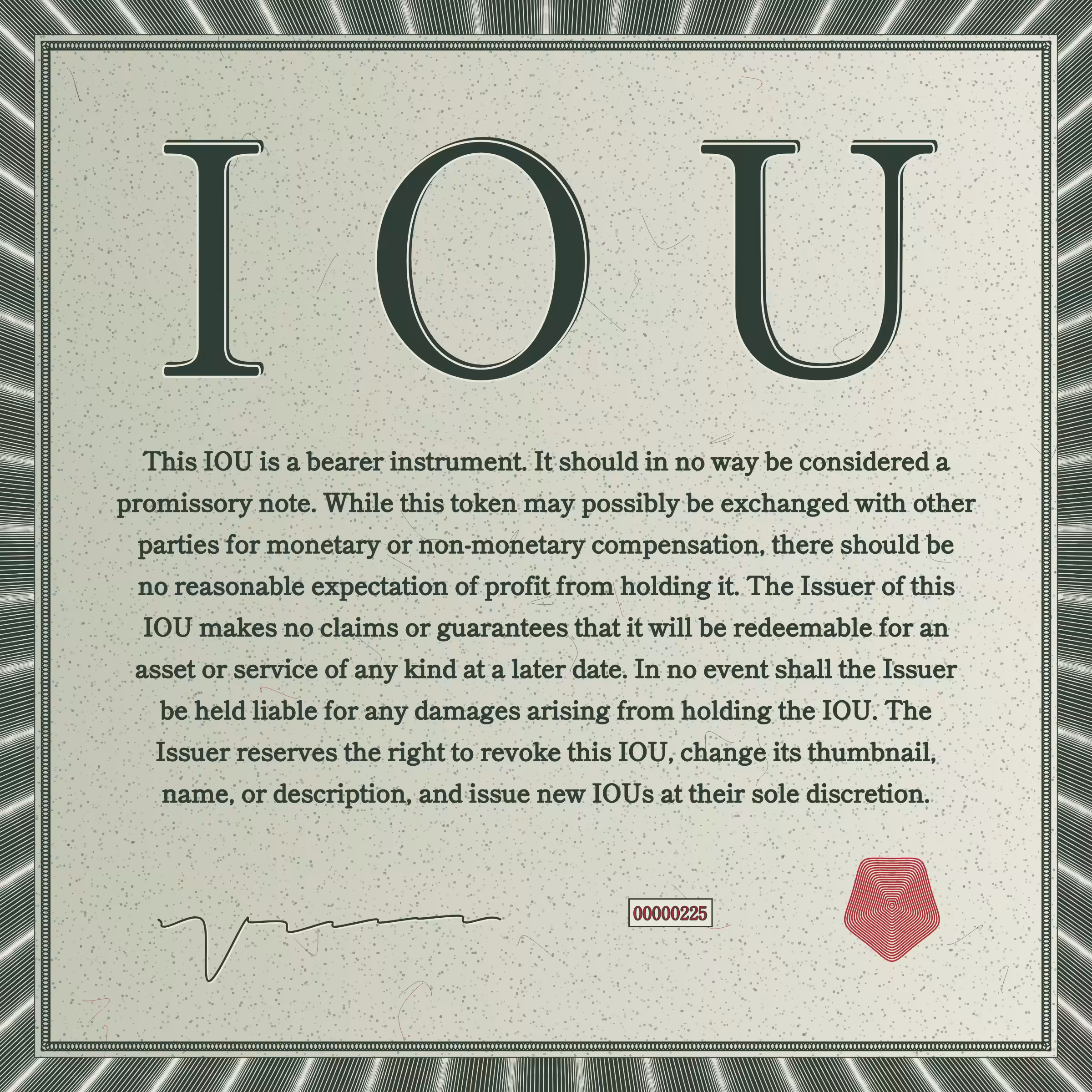 IOU #225