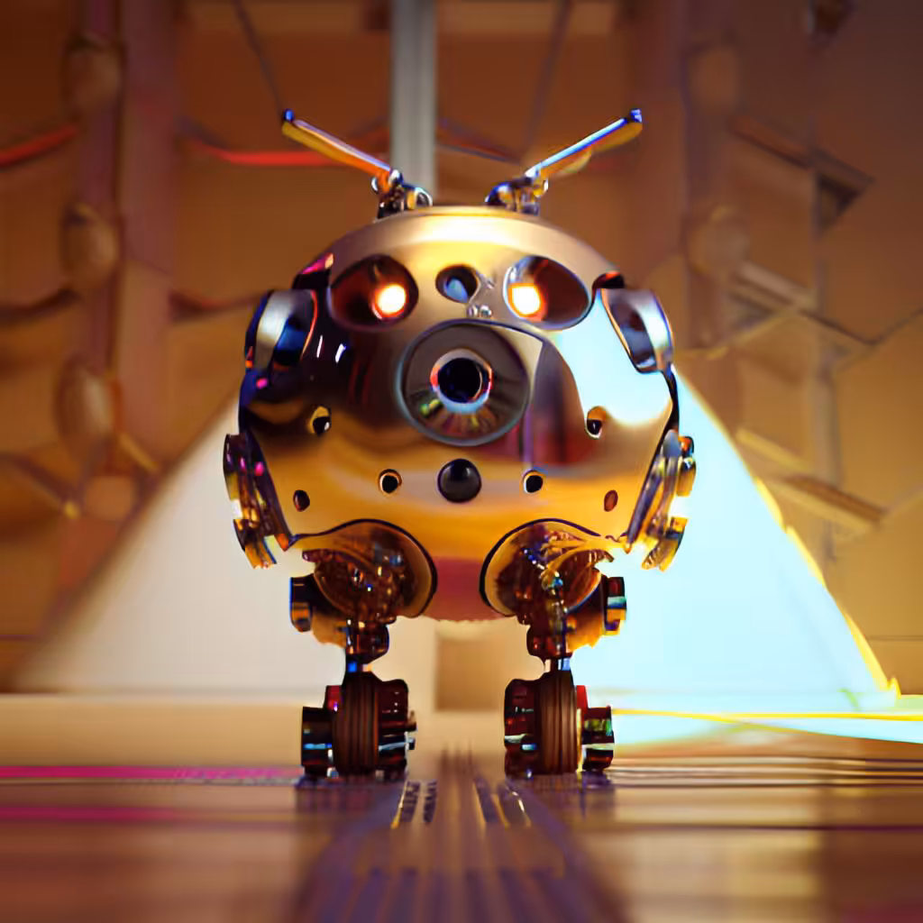 Golden Robotic Apples #39