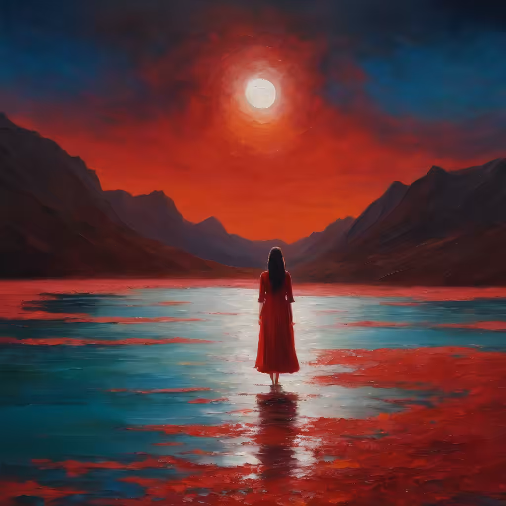 red moon