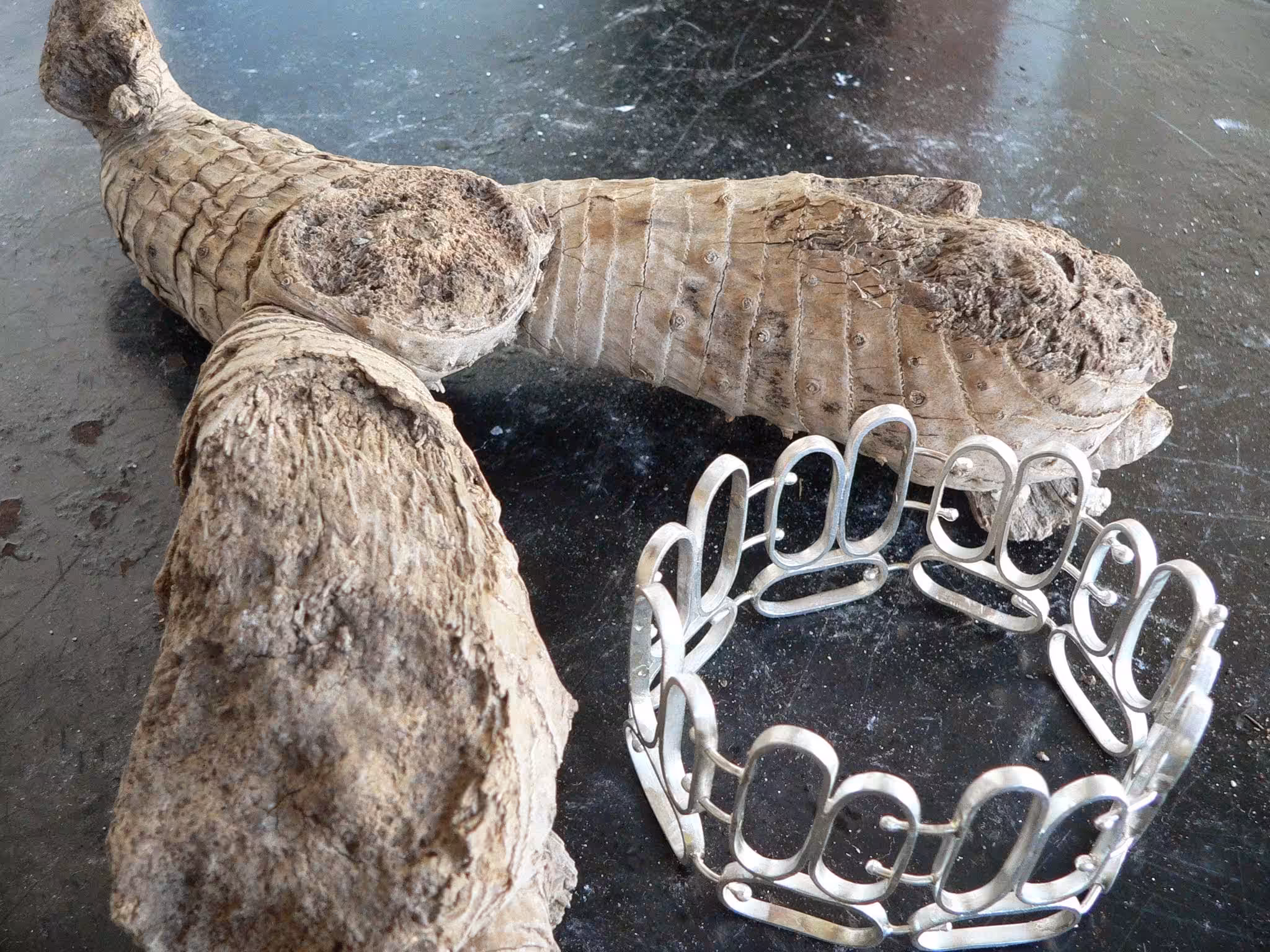 Silver handmade jewelry