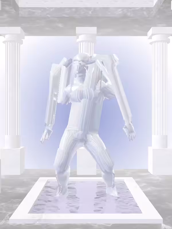 HeavenComputer: The Dancing Melted Blue Man #2432