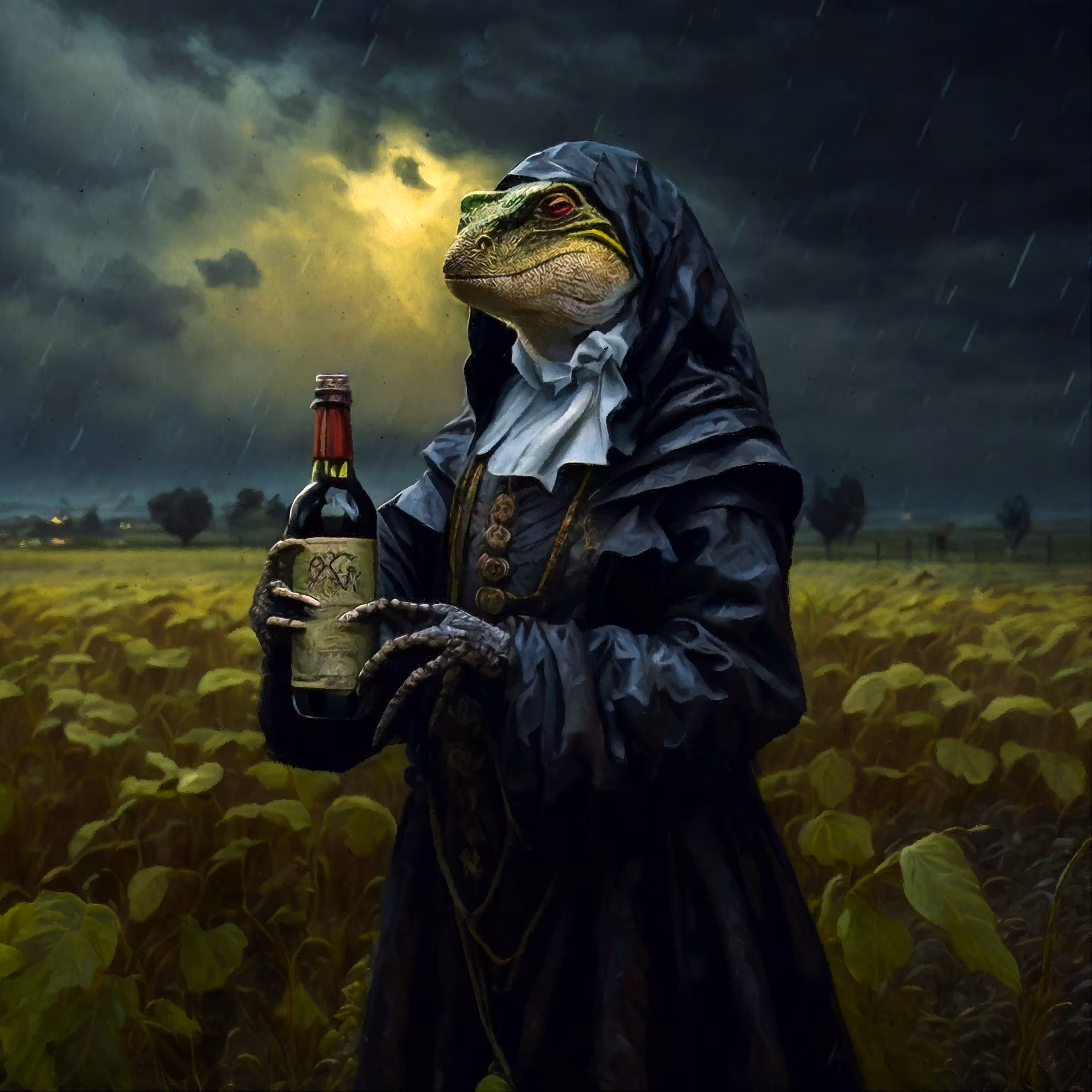 The classic local drunken lizard nun
