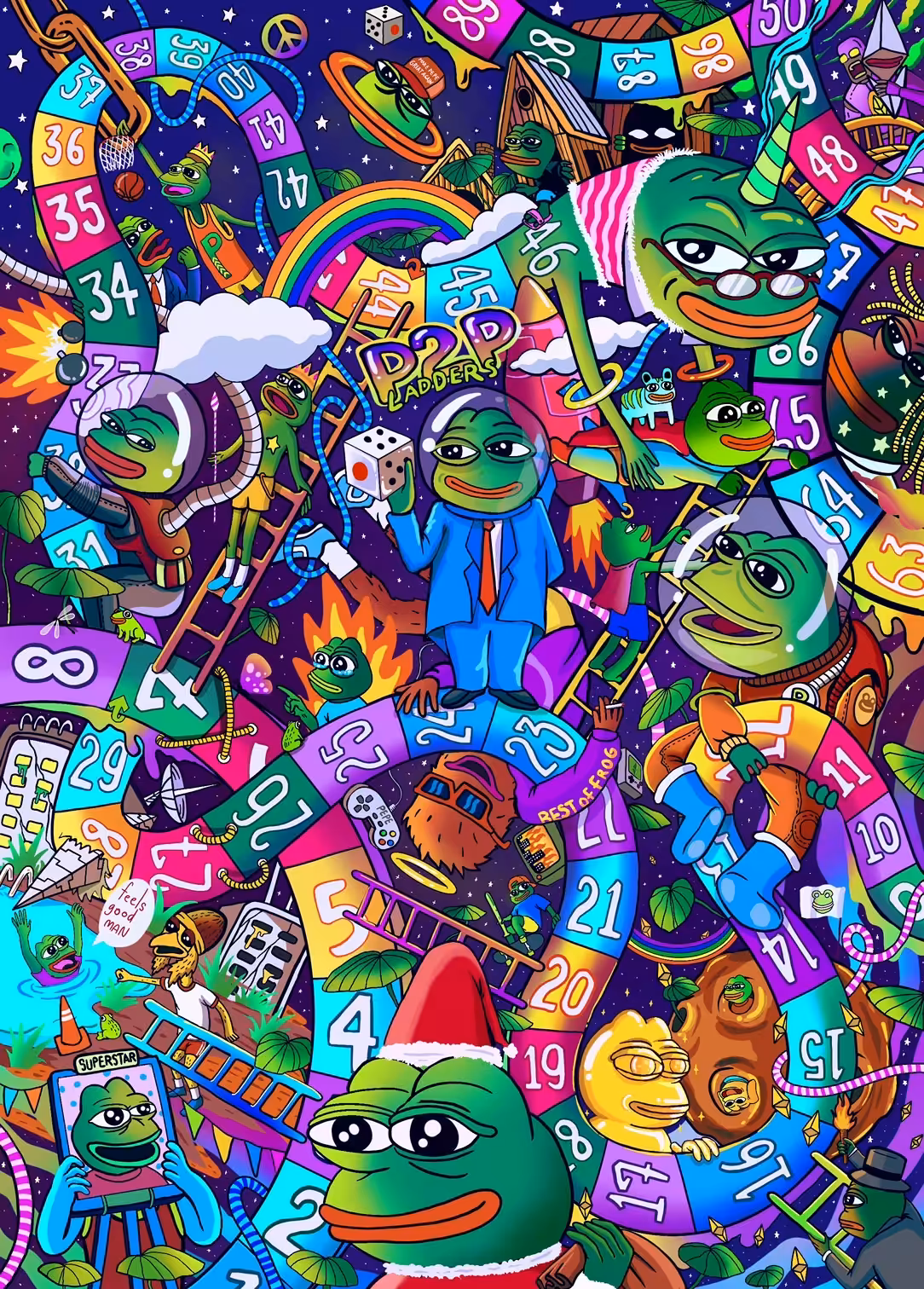 P2P  PEPE LADDERS GAME