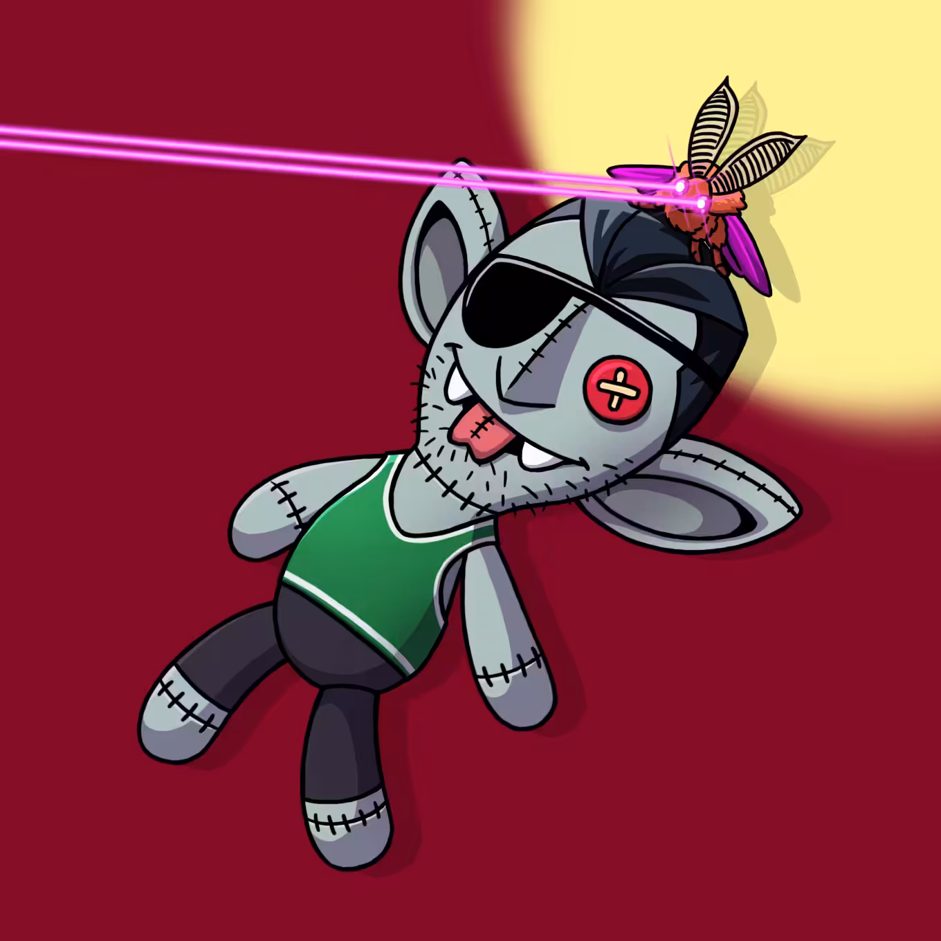 #1395 Sneaky Vampire Teddy