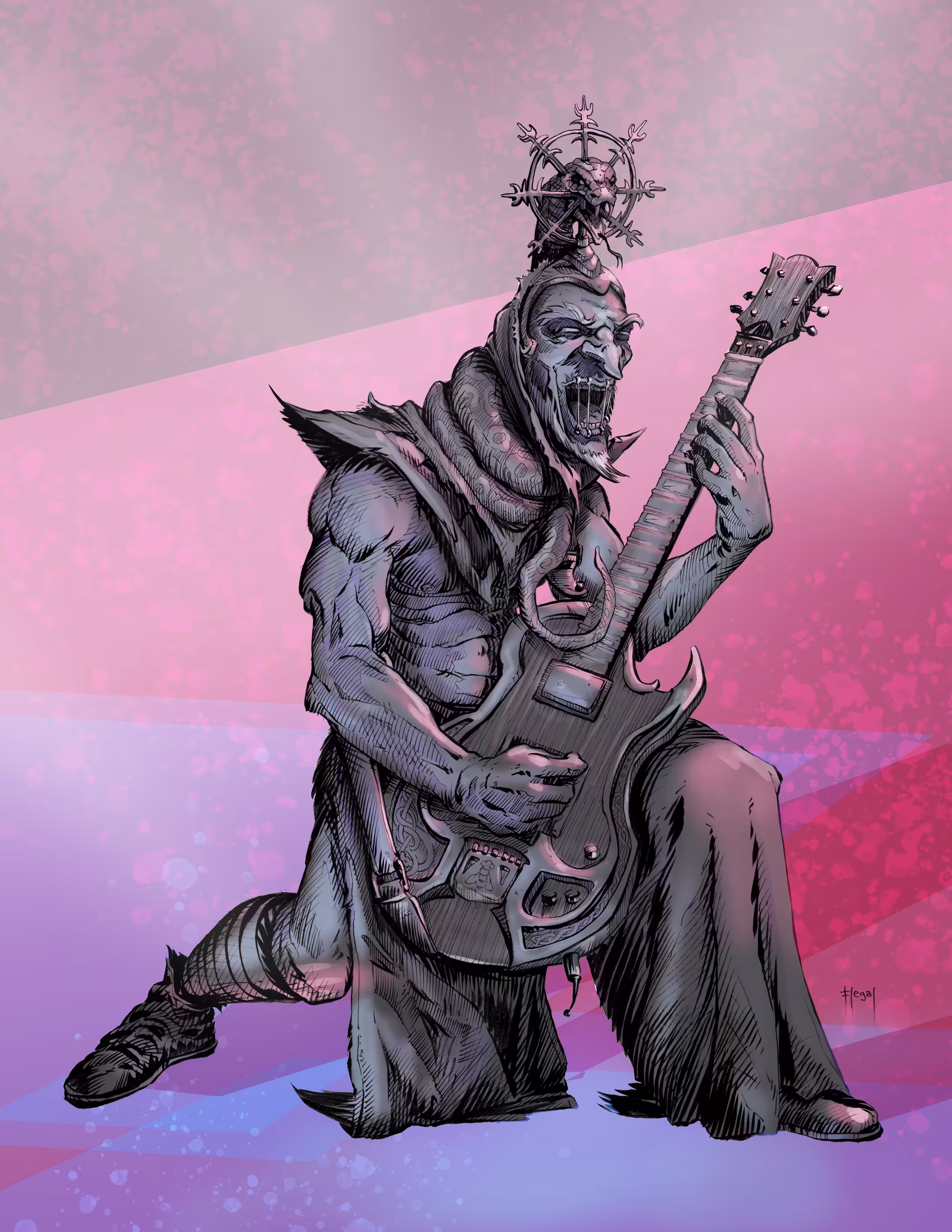 Loki, Trickster on Guitar