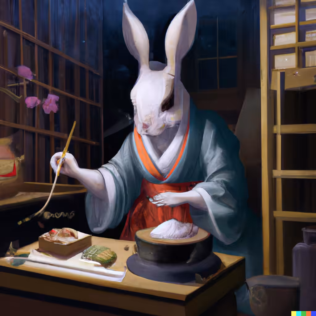 Bunny Portraits: Bunny Portrait #4